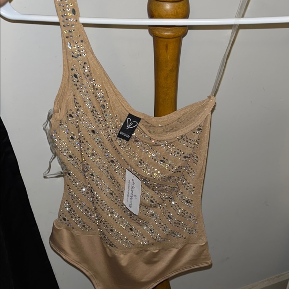 Windsor jeweled body suit